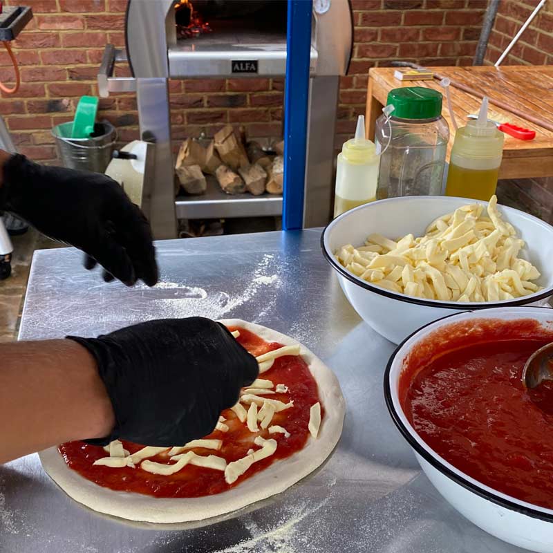 Margherita pizza