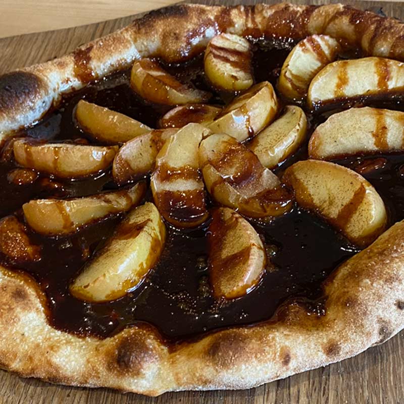 Toffee Apple Pizza